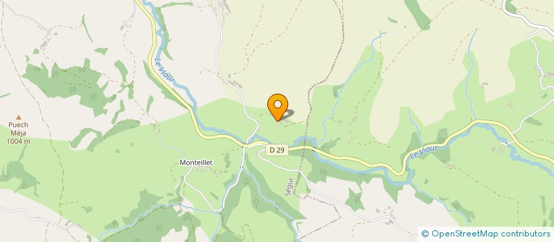 localisation de l'entreprise MONSIEUR ROGER PUECH  SEGUR