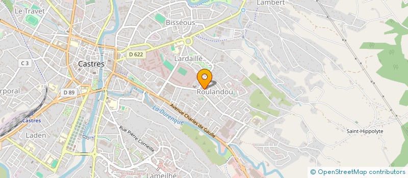 localisation de l'entreprise MONSIEUR ROGER PUJOL  CASTRES