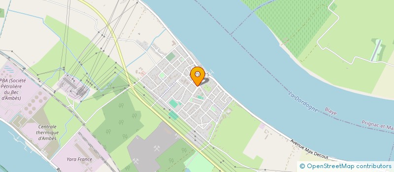 localisation de l'entreprise MONSIEUR ROGER QUELLA  AMBES