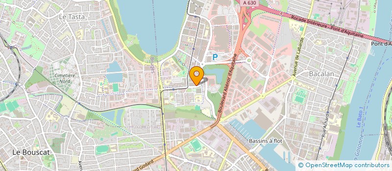 localisation de l'entreprise MONSIEUR ROGER QUEMARD  BORDEAUX