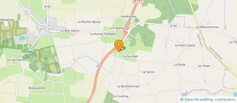 localisation de l'entreprise MONSIEUR ROGER RACAPE à SAINT-JUST