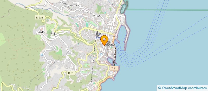 localisation de l'entreprise MONSIEUR ROGER RAFFAELLI à BASTIA
