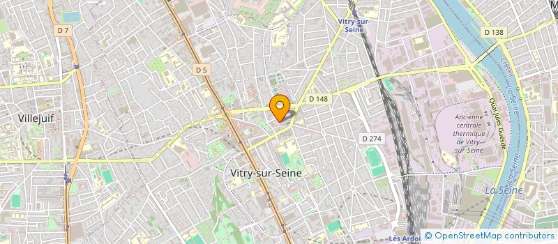 localisation de l'entreprise MONSIEUR ROGER RAISON  VITRY-SUR-SEINE