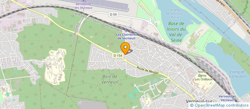 localisation de l'entreprise MONSIEUR ROGER RAJOHARICON  VERNEUIL-SUR-SEINE