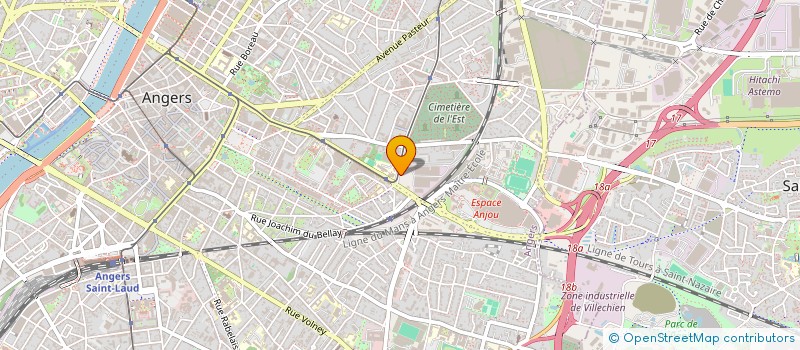 localisation de l'entreprise MONSIEUR ROGER RAMBAULT à ANGERS