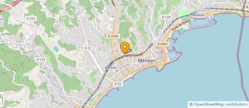 localisation de l'entreprise MONSIEUR ROGER RANDONNEIX à MENTON