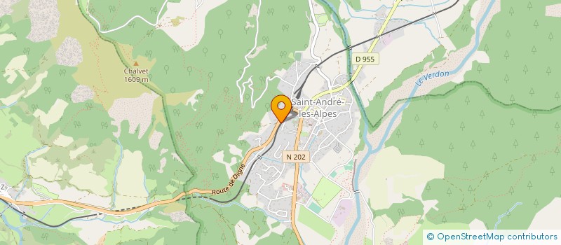 localisation de l'entreprise MONSIEUR ROGER RAULT à SAINT-ANDRE-LES-ALPES