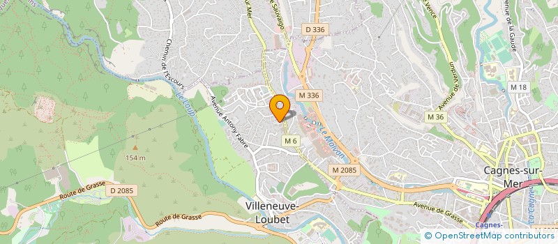 localisation de l'entreprise MONSIEUR ROGER REBEL à VILLENEUVE-LOUBET