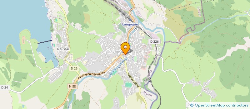 localisation de l'entreprise MONSIEUR ROGER REBOUL  LANGOGNE