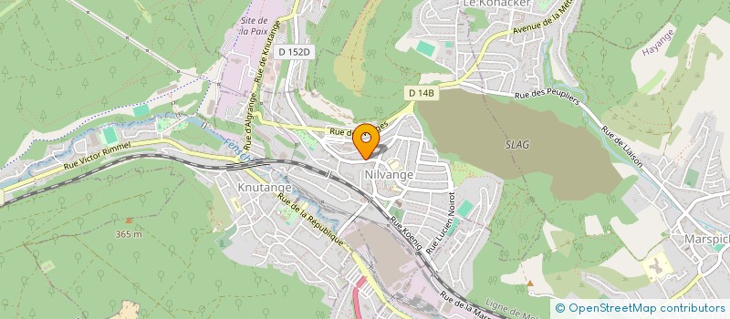 localisation de l'entreprise MONSIEUR ROGER REPETTI  NILVANGE