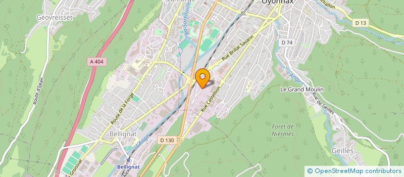 localisation de l'entreprise MONSIEUR ROGER REY à OYONNAX