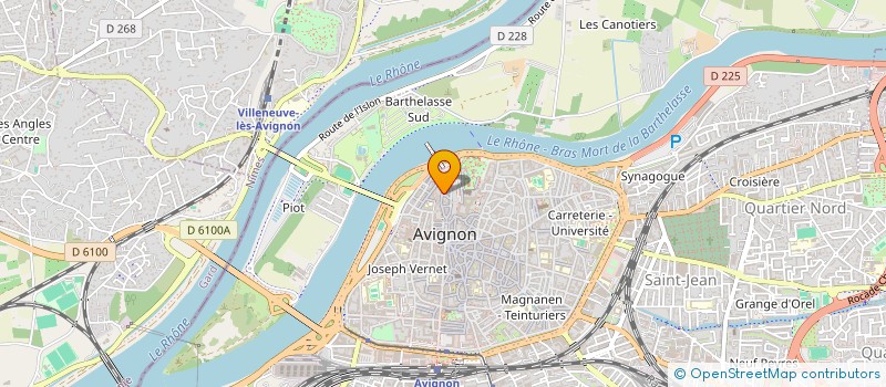 localisation de l'entreprise MONSIEUR ROGER RIBA  AVIGNON