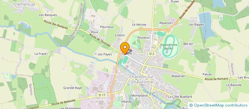 localisation de l'entreprise MONSIEUR ROGER RIBAUT à CHATILLON-SUR-CHALARONNE