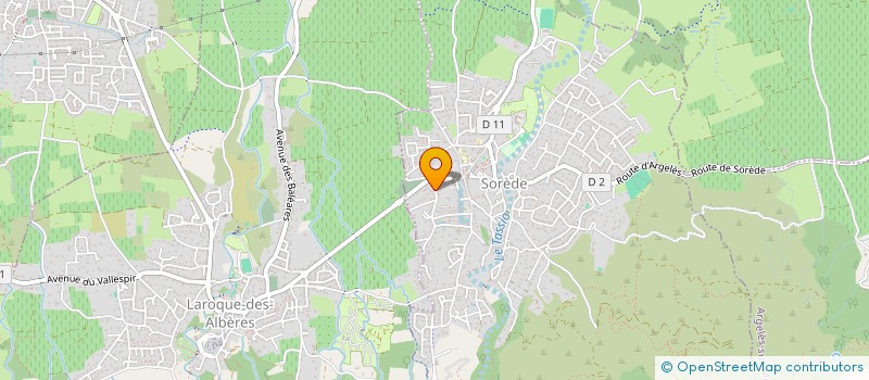 localisation de l'entreprise MONSIEUR ROGER RIBERE  SOREDE