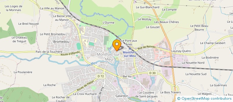 localisation de l'entreprise MONSIEUR ROGER RICHARD  MONTFORT-SUR-MEU