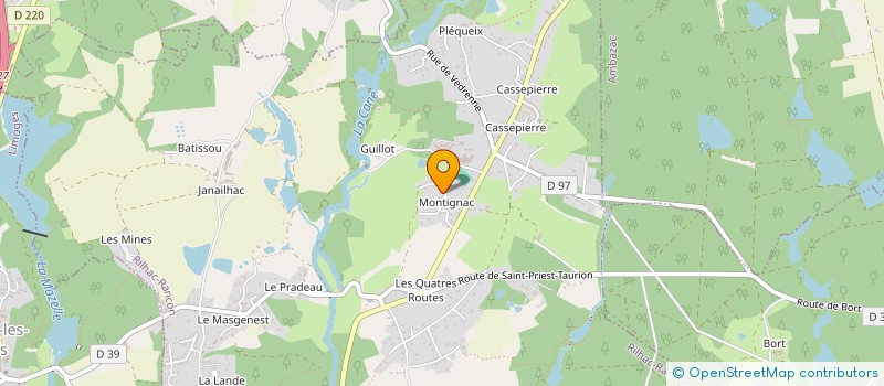 localisation de l'entreprise MONSIEUR ROGER RICHE à RILHAC RANCON