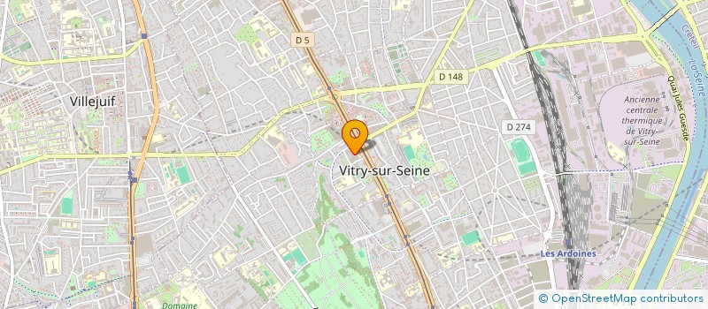 localisation de l'entreprise MONSIEUR ROGER RICHEBOIS  VITRY-SUR-SEINE