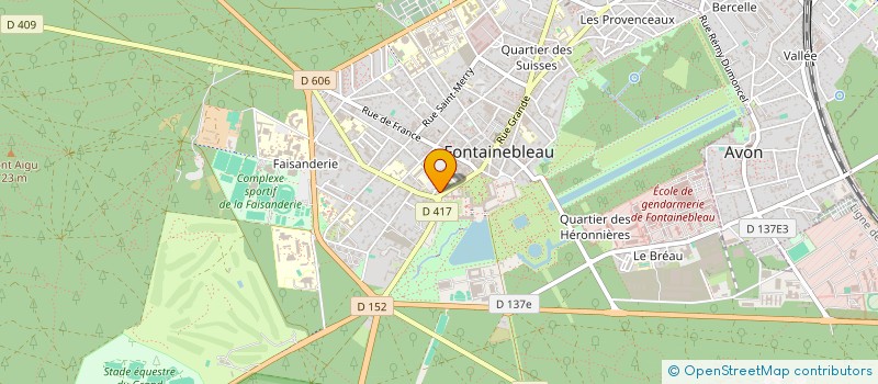 localisation de l'entreprise MONSIEUR ROGER RIEUTORT  FONTAINEBLEAU