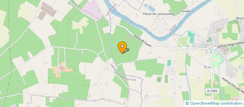 localisation de l'entreprise MONSIEUR ROGER RIOT  BIAS