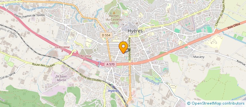 localisation de l'entreprise MONSIEUR ROGER RIPERT à HYERES