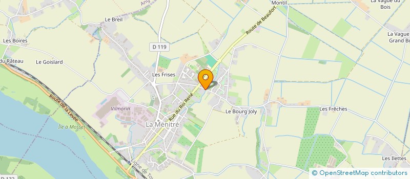 localisation de l'entreprise MONSIEUR ROGER RIVET  LA MENITRE