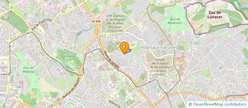 localisation de l'entreprise MONSIEUR ROGER ROCHE à MONTPELLIER