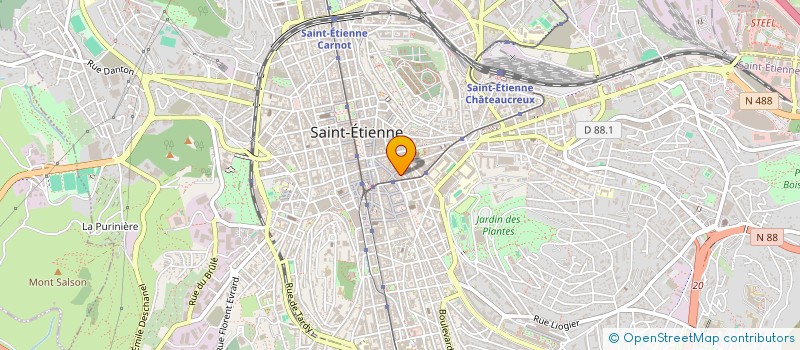 localisation de l'entreprise MONSIEUR ROGER ROCHE à SAINT-ETIENNE