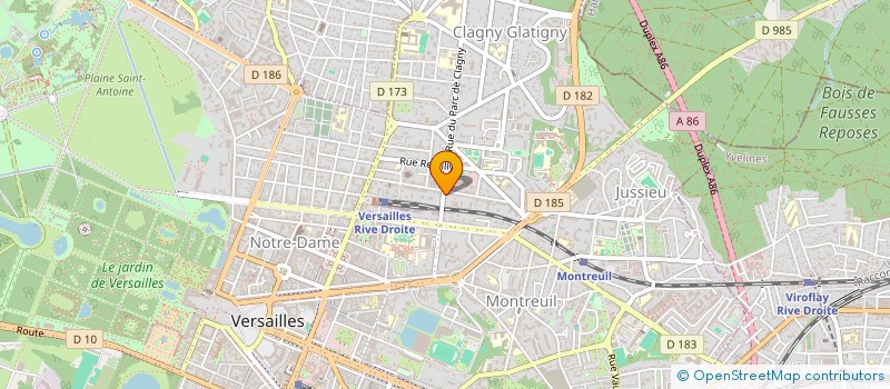 localisation de l'entreprise MONSIEUR ROGER ROCHELLE à VERSAILLES