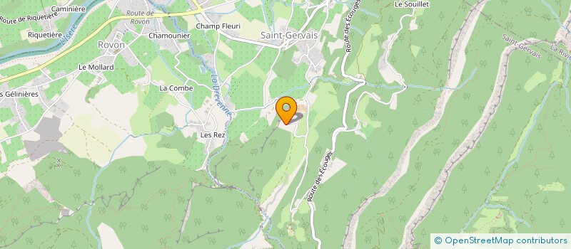 localisation de l'entreprise MONSIEUR ROGER ROGNIN-PICARD à SAINT-GERVAIS