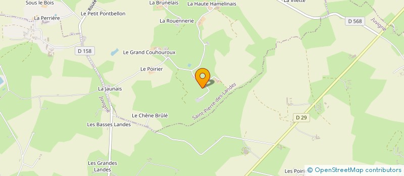 localisation de l'entreprise MONSIEUR ROGER ROMAIN LOUIS TISSIER  SAINT-PIERRE-DES-LANDES