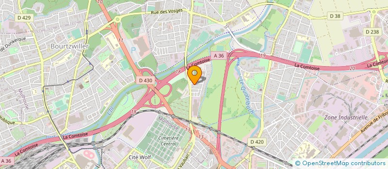 localisation de l'entreprise MONSIEUR ROGER ROMBACH  ILLZACH