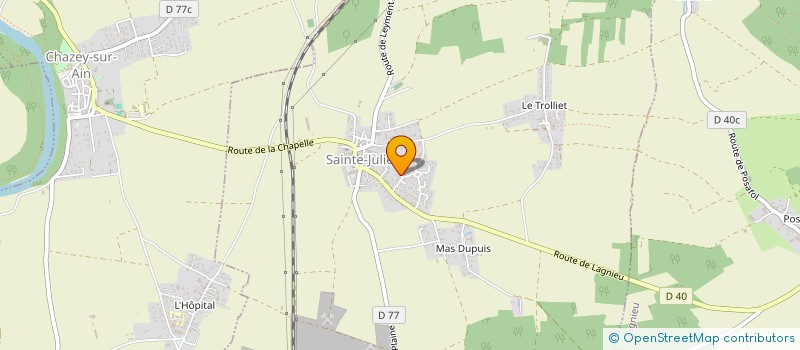 localisation de l'entreprise MONSIEUR ROGER ROMEO-FERRO  SAINTE-JULIE