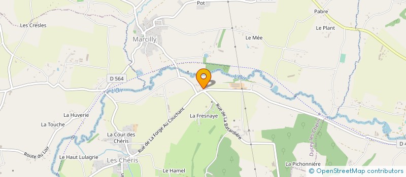 localisation de l'entreprise MONSIEUR ROGER ROSSELIN à DUCEY-LES CHERIS