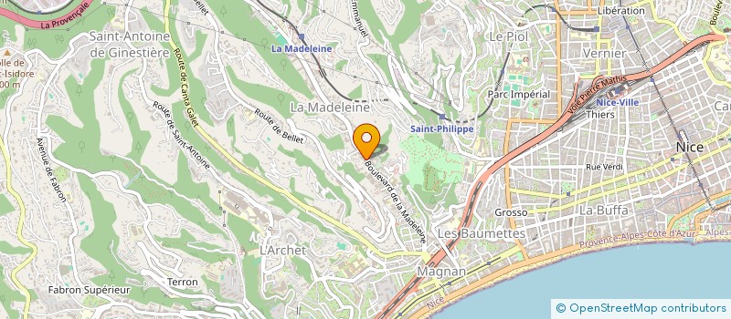 localisation de l'entreprise MONSIEUR ROGER ROSSIGNOL à NICE