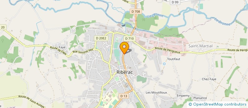 localisation de l'entreprise MONSIEUR ROGER ROUBY à RIBERAC