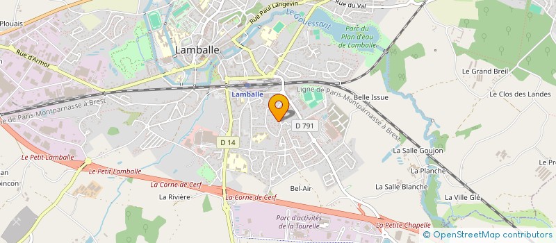 localisation de l'entreprise MONSIEUR ROGER ROUILLE à LAMBALLE-ARMOR