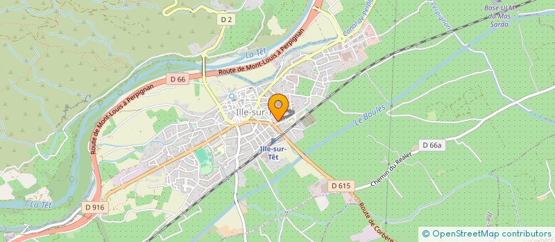 localisation de l'entreprise MONSIEUR ROGER ROULIER à ILLE SUR TET