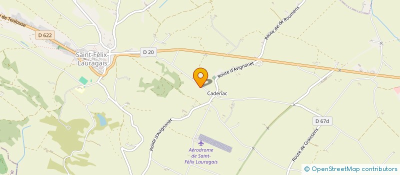 localisation de l'entreprise MONSIEUR ROGER ROUQUET  SAINT-JULIA