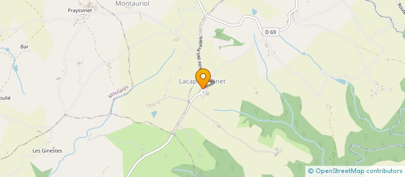 localisation de l'entreprise MONSIEUR ROGER ROUQUETTE  VALENCE D'ALBIGEOIS