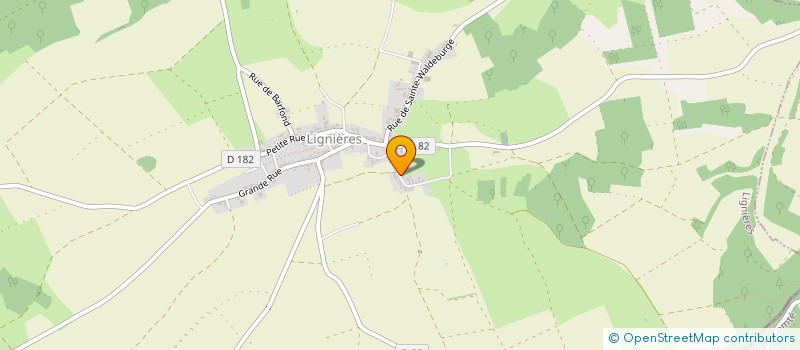 localisation de l'entreprise MONSIEUR ROGER ROUSSEAU  LIGNIERES