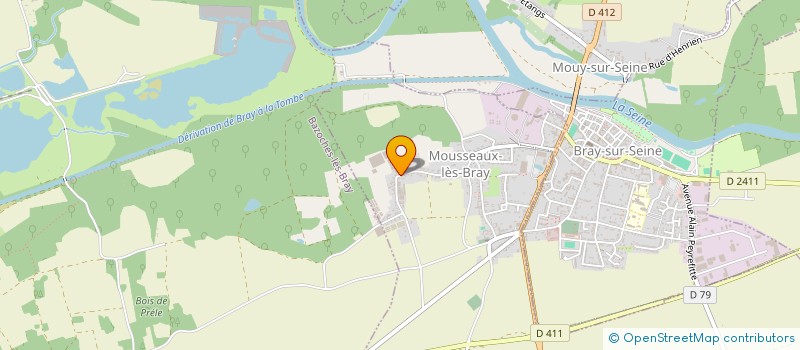 localisation de l'entreprise MONSIEUR ROGER ROUSSIN à MOUSSEAUX-LES-BRAY