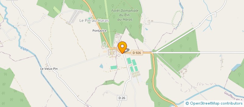 localisation de l'entreprise MONSIEUR ROGER ROUSSIN à LE PIN-AU-HARAS
