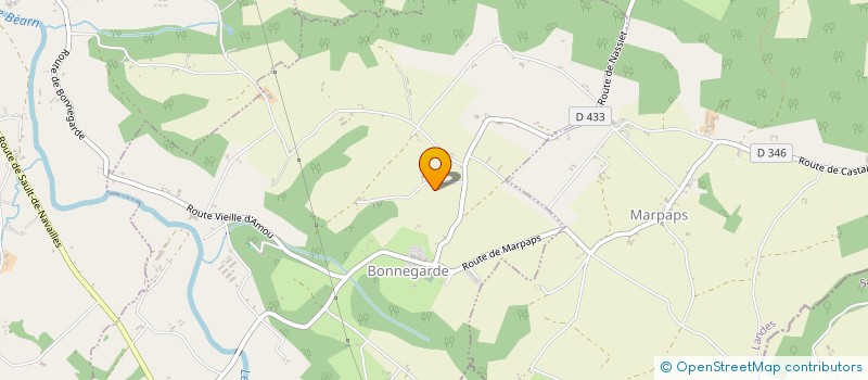 localisation de l'entreprise MONSIEUR ROGER ROUX à BONNEGARDE