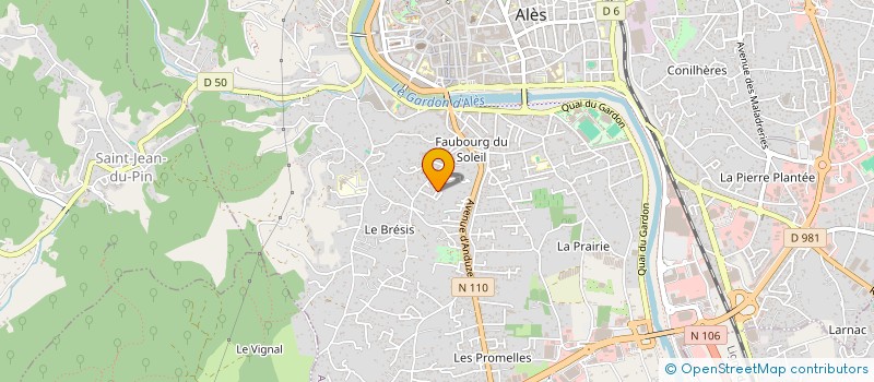 localisation de l'entreprise MONSIEUR ROGER ROUX à ALES