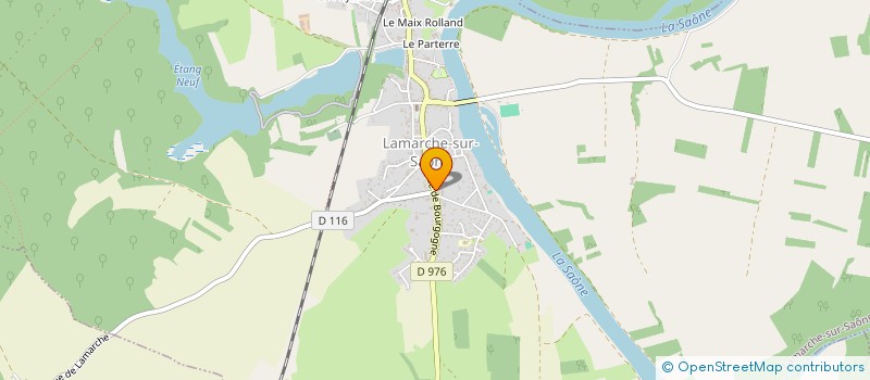 localisation de l'entreprise MONSIEUR ROGER ROUX  LAMARCHE-SUR-SAONE