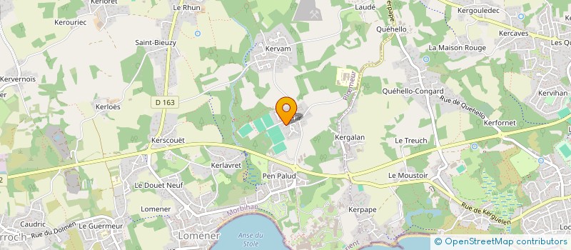 localisation de l'entreprise MONSIEUR ROGER ROUZE  PLOEMEUR