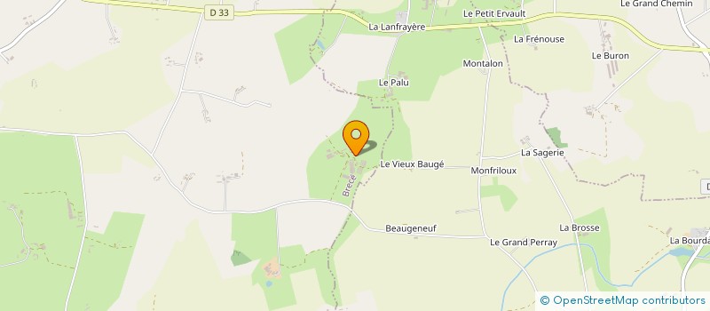 localisation de l'entreprise MONSIEUR ROGER ROYER  BRECE