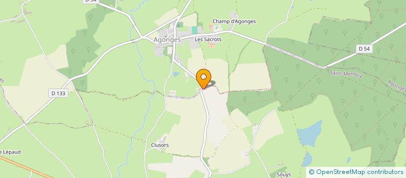 localisation de l'entreprise MONSIEUR ROGER RUBANTEL  AGONGES