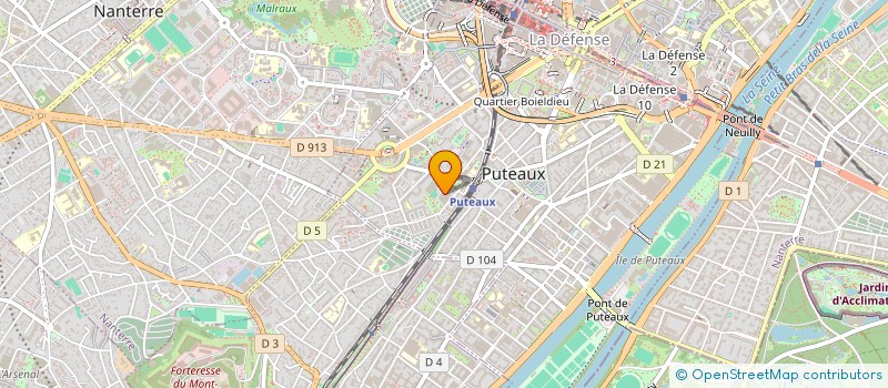 localisation de l'entreprise MONSIEUR ROGER RUISSEAU  PUTEAUX