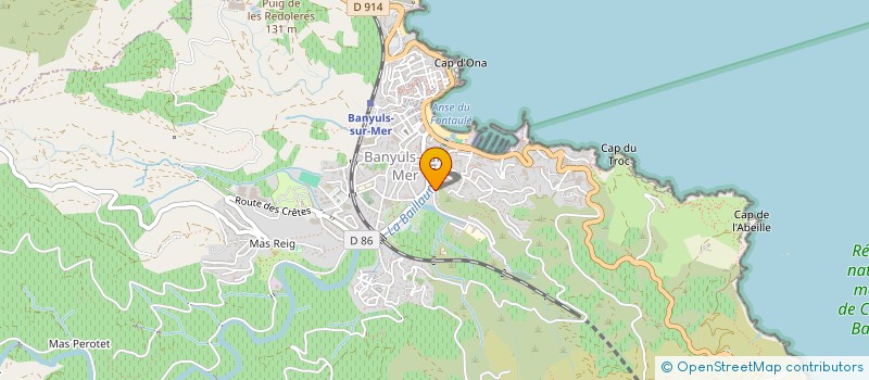 localisation de l'entreprise MONSIEUR ROGER RULLS  BANYULS SUR MER